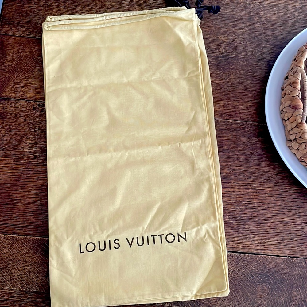 AUTH LOUIS VUITTON BOOT DUST COVERS! NEW & UNUSED!!! 🤎👢